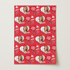 Personalised Wrapping Paper Valentine's Day Wife Heart Photo Cupid Silhouette