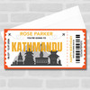 Going To Kathmandu Skyline Pass Personalised Gift Voucher Surprise Trip Ticket
