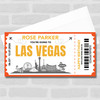 Going To Las Vegas Skyline Pass Personalised Gift Voucher Surprise Trip Ticket