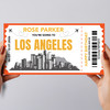 Going To Los Angeles Skyline Pass Personalised Gift Voucher Surprise Trip Ticket