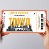 Going To Tokyo Skyline Personalised Gift Voucher Surprise Trip Holiday Ticket