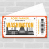Going To Washington Skyline Pass Personalised Gift Voucher Surprise Trip Ticket