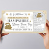 Hampshire Steam Train Trip With Tea Personalised Gift Voucher Surprise Ticket