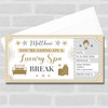 Luxury Spa Break Personalised Gift Voucher Surprise Trip Holiday Ticket