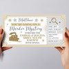 Murder Mystery Embsay Steam Railway Personalised Gift Voucher Surprise Ticket