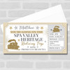 Spa Valley Heritage Railway Trip Personalised Gift Voucher Surprise Trip Ticket