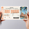 Trip Abu Dhabi UAE Pass Personalised Gift Voucher Surprise Trip Holiday Ticket