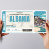 Trip To Albania Pass Personalised Gift Voucher Surprise Trip Holiday Ticket