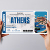 Trip To Athens Pass Personalised Gift Voucher Surprise Trip Holiday Ticket