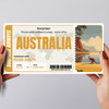 Trip To Australia Pass Personalised Gift Voucher Surprise Trip Holiday Ticket
