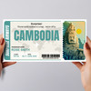 Trip To Cambodia Pass Personalised Gift Voucher Surprise Trip Holiday Ticket