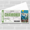 Trip To Chamonix Summer Personalised Gift Voucher Surprise Trip Holiday Ticket