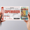 Trip To Copenhagen Pass Personalised Gift Voucher Surprise Trip Holiday Ticket
