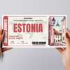 Trip To Estonia Pass Personalised Gift Voucher Surprise Trip Holiday Ticket