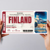 Trip To Finland Pass Personalised Gift Voucher Surprise Trip Holiday Ticket