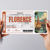 Trip To Florence Pass Personalised Gift Voucher Surprise Trip Holiday Ticket