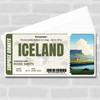 Trip To Iceland Pass Personalised Gift Voucher Surprise Trip Holiday Ticket