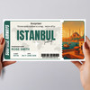 Trip To Istanbul Turkey Personalised Gift Voucher Surprise Trip Holiday Ticket