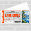 Trip To Lake Como Pass Personalised Gift Voucher Surprise Trip Holiday Ticket