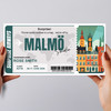 Trip To Malmo Pass Personalised Gift Voucher Surprise Trip Holiday Ticket