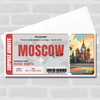 Trip To Moscow Pass Personalised Gift Voucher Surprise Trip Holiday Ticket