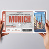 Trip To Munich Pass Personalised Gift Voucher Surprise Trip Holiday Ticket