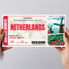 Trip To Netherlands Pass Personalised Gift Voucher Surprise Trip Holiday Ticket