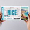 Trip To Nice Pass Personalised Gift Voucher Surprise Trip Holiday Ticket