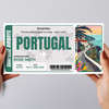 Trip To Portugal Pass Personalised Gift Voucher Surprise Trip Holiday Ticket