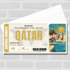 Trip To Qatar Pass Personalised Gift Voucher Surprise Trip Holiday Ticket