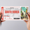 Trip To South Korea City Personalised Gift Voucher Surprise Trip Holiday Ticket