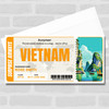 Trip To Vietnam Pass Personalised Gift Voucher Surprise Trip Holiday Ticket