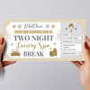 Two Night Luxury Spa Break Personalised Gift Voucher Surprise Holiday Ticket