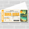 Bora Bora Polynesia Personalised Gift Voucher Surprise Trip Holiday Ticket