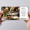 Three Course Meal With A Bottle Wine Personalised Surprise Ticket Gift Voucher