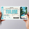 Tulum Mexico Pass Personalised Gift Voucher Surprise Trip Holiday Ticket