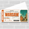 Warsaw Poland Pass Personalised Gift Voucher Surprise Trip Holiday Ticket