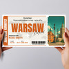 Warsaw Poland Pass Personalised Gift Voucher Surprise Trip Holiday Ticket