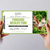 Wildlife Park Safari Park Zoo Day Out Personalised Surprise Ticket Gift Voucher