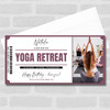 Yoga Retreat Personalised Surprise Ticket Gift Voucher