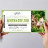 Zoo Day Out Personalised Surprise Ticket Gift Voucher