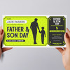 Father & Son Day Personalised Surprise Ticket Gift Voucher