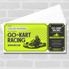 Go Kart Racing Personalised Surprise Ticket Gift Voucher