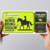 Horse Riding Lesson Personalised Surprise Ticket Gift Voucher