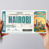 Nairobi Kenya Pass Personalised Gift Voucher Surprise Trip Holiday Ticket