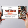 Pizza Making Class Personalised Surprise Ticket Gift Voucher