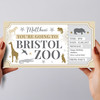 Bristol Zoo Stars Gold Personalised Surprise Ticket Gift Voucher