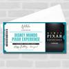 Disney Mundo Pixar Experience Personalised Surprise Ticket Gift Voucher