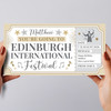 Edinburgh International Festival Personalised Surprise Ticket Gift Voucher