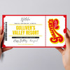 Gulliver's Valley Theme Park Resort Personalised Surprise Ticket Gift Voucher
